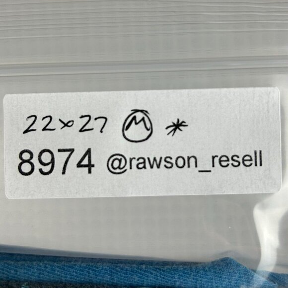 Harley Davidson Motorcycle Biker T Shirt Medium Blue Work Custom Paint Gruene TX - Picture 8 of 8